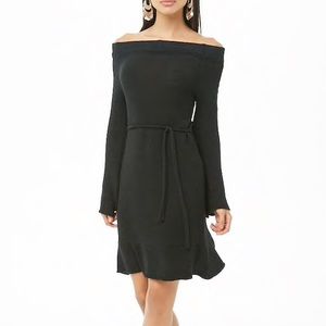 NWT Forever21 Off The Shoulder Sweater Dress Small